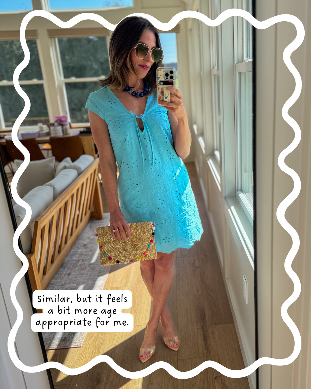 Cute eyelet dress for summer events 

 #LTKootd #LTKSeasonal #LTKPetite