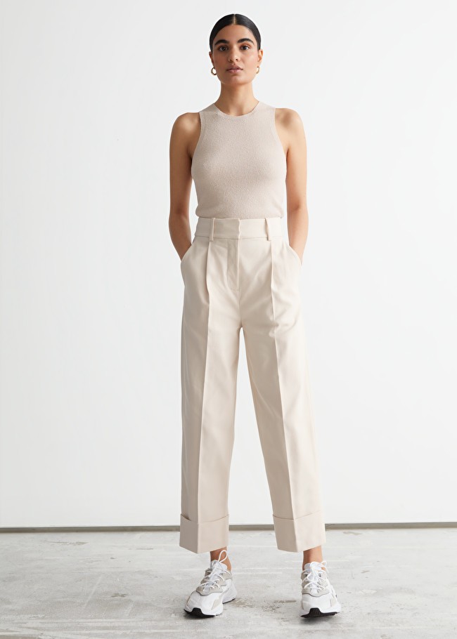Relaxed Fold-Up Cuff Trousers | & Other Stories (EU + UK)