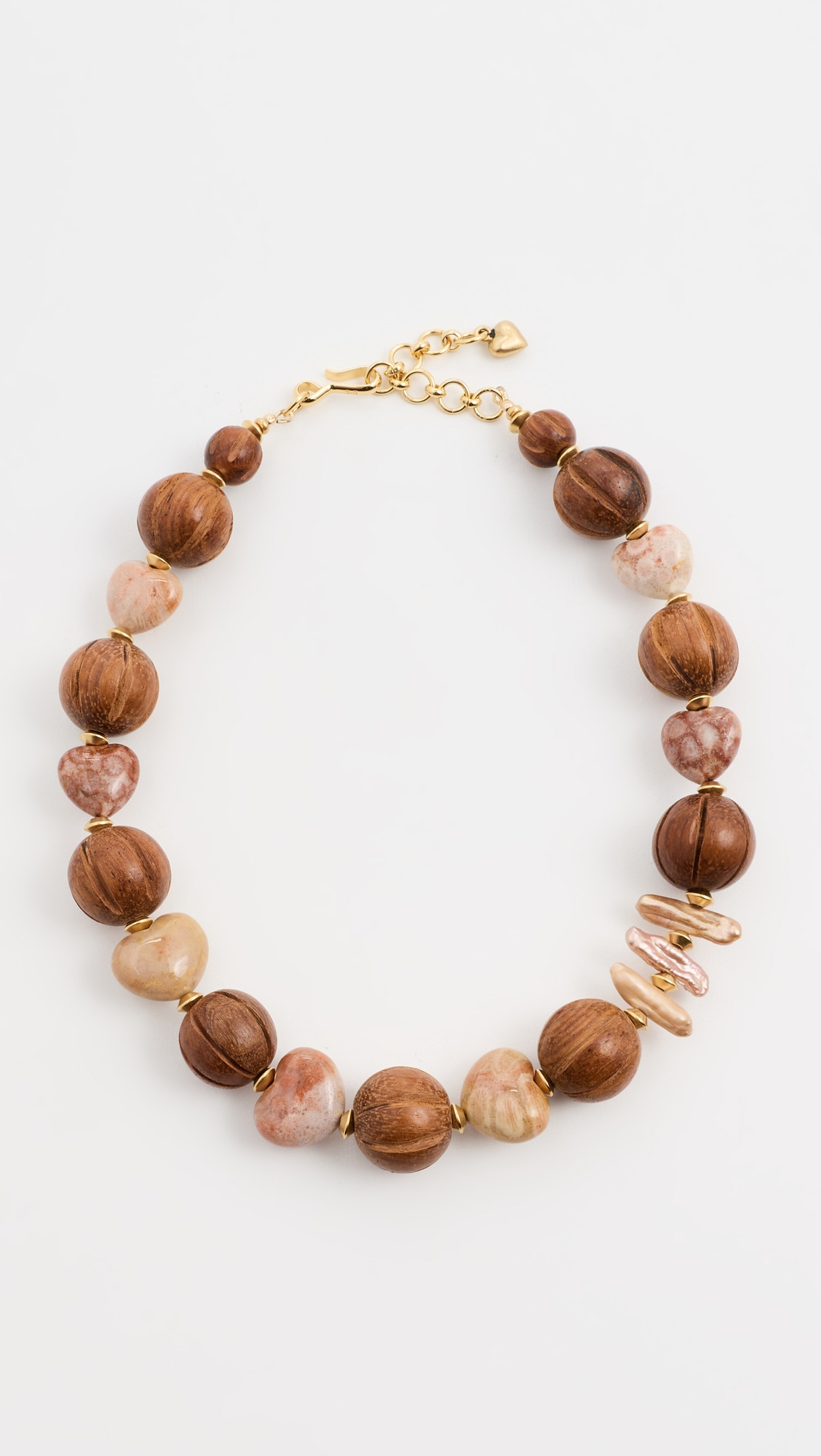 Brinker + Eliza Sandy Cove Necklace Gemstone/Wood Multi One Size | Shopbop