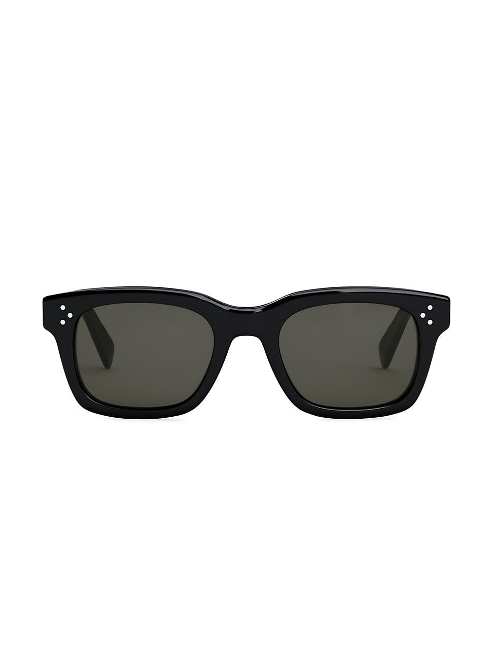 Men's 51MM Wayfarer Sunglasses - Black - Black | Saks Fifth Avenue