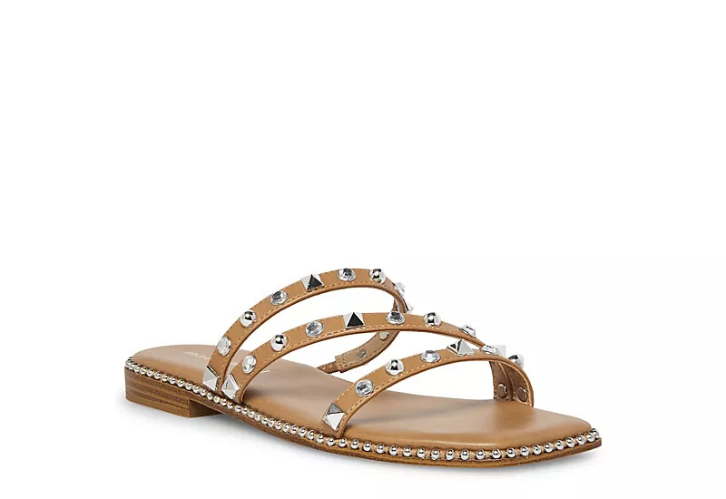 Madden Girl Womens Bondi Slide Sandal - Tan | Rack Room Shoes