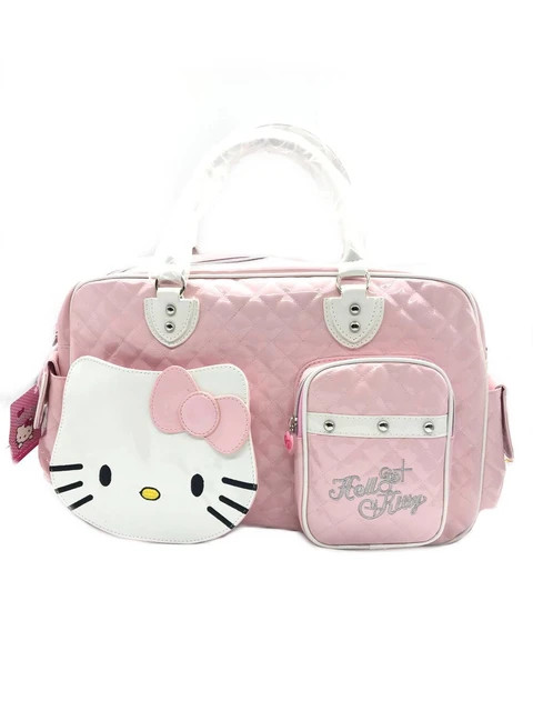 Hello Kitty Children PU portable messenger travel bag Girls cute travel bag Large capacity messen... | AliExpress (US)