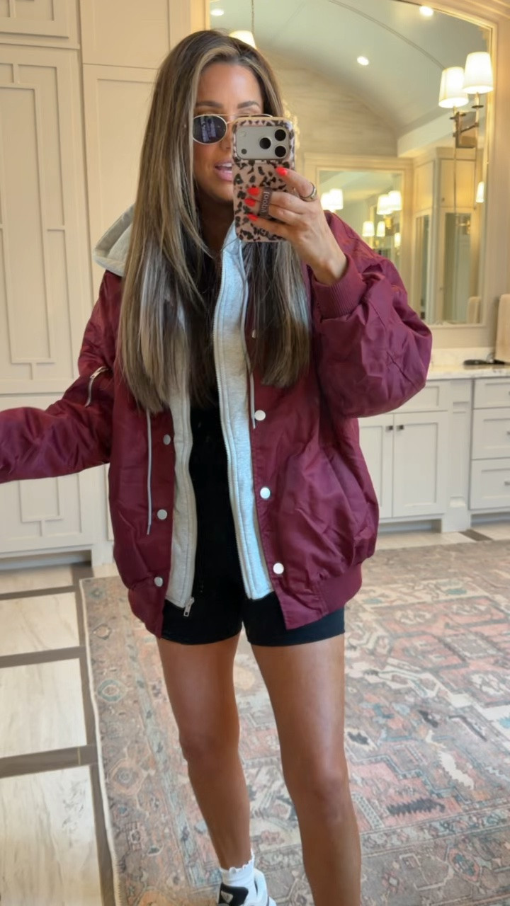 Sporty bomber jacket I had to get in another color  🥵 Code Cristina40 for 40% off!

#LTKootd #LTKgrwm #LTKmomlife