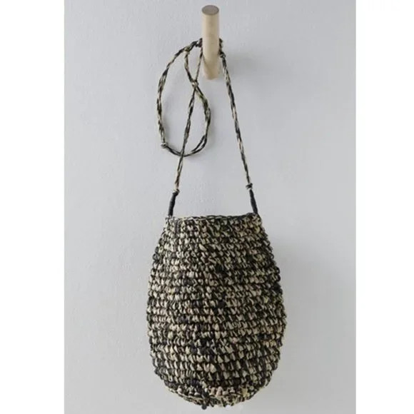 NWT-Free People Easy Spirit Straw Crossbody Bag | Poshmark