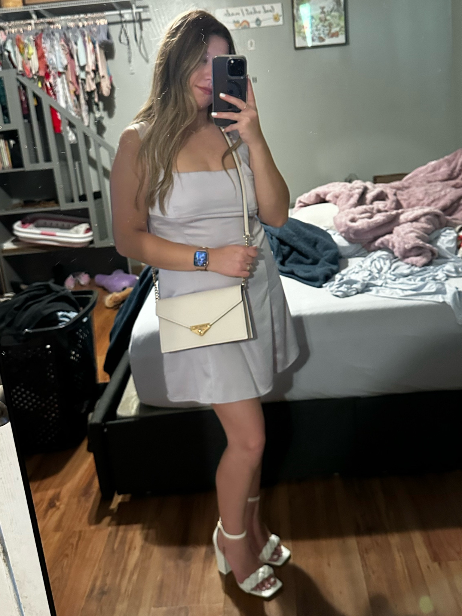 Outfit for an event today! This is the cutest dress I found at Urban Outfitters in Lavender💜🎀

Matched with the hubby and girls today. I added their outfits too! 

#LTKShoeCrush #LTKxNSale #LTKItBag