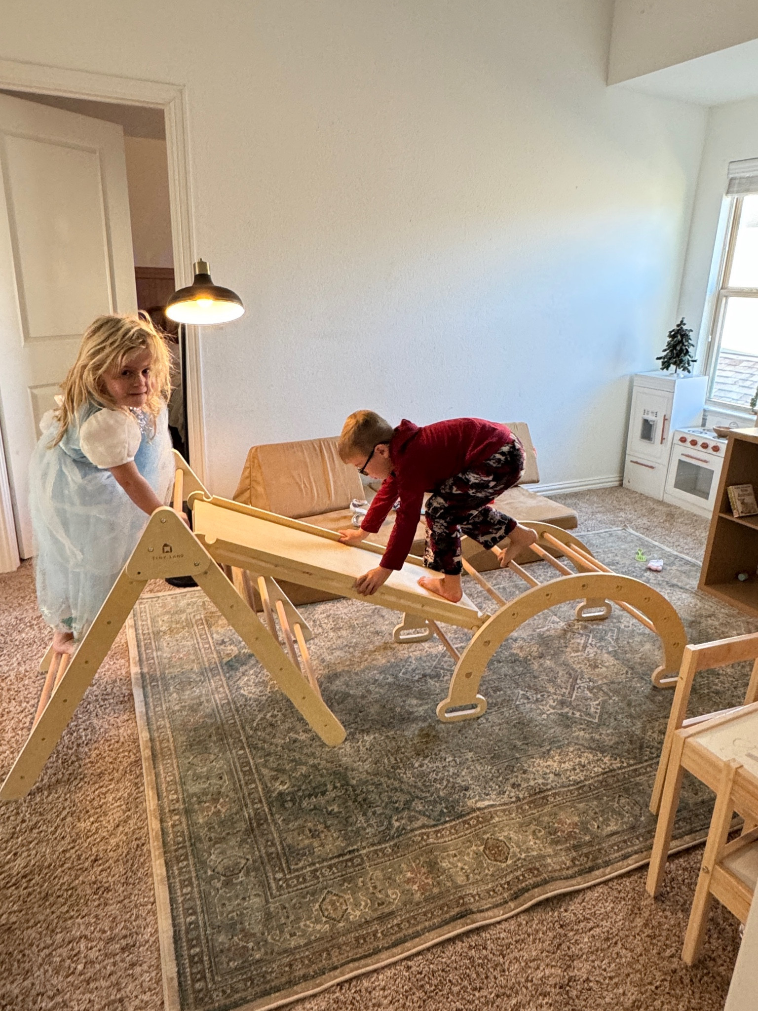 Pikler triangle is a big hit! 

#LTKbaby #LTKkids