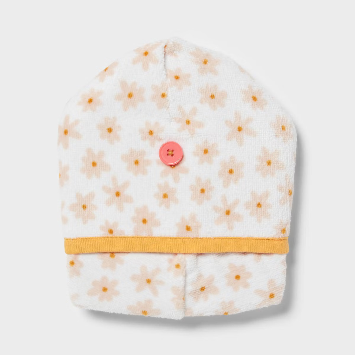 Kids' Hair Towel White Floral - Pillowfort™: Extra Lightweight Cotton Terry, Machine Washable, ... | Target