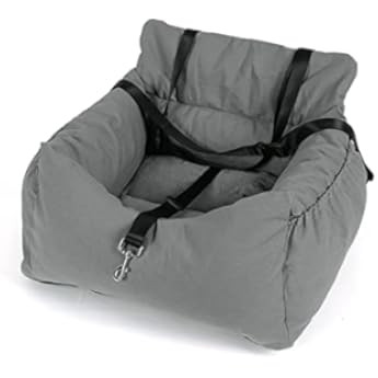 Dog Car Seat Pet Booster Seat Pet Travel Safety Car Seat Dog Bed for Car with Storage Pocket | Amazon (US)