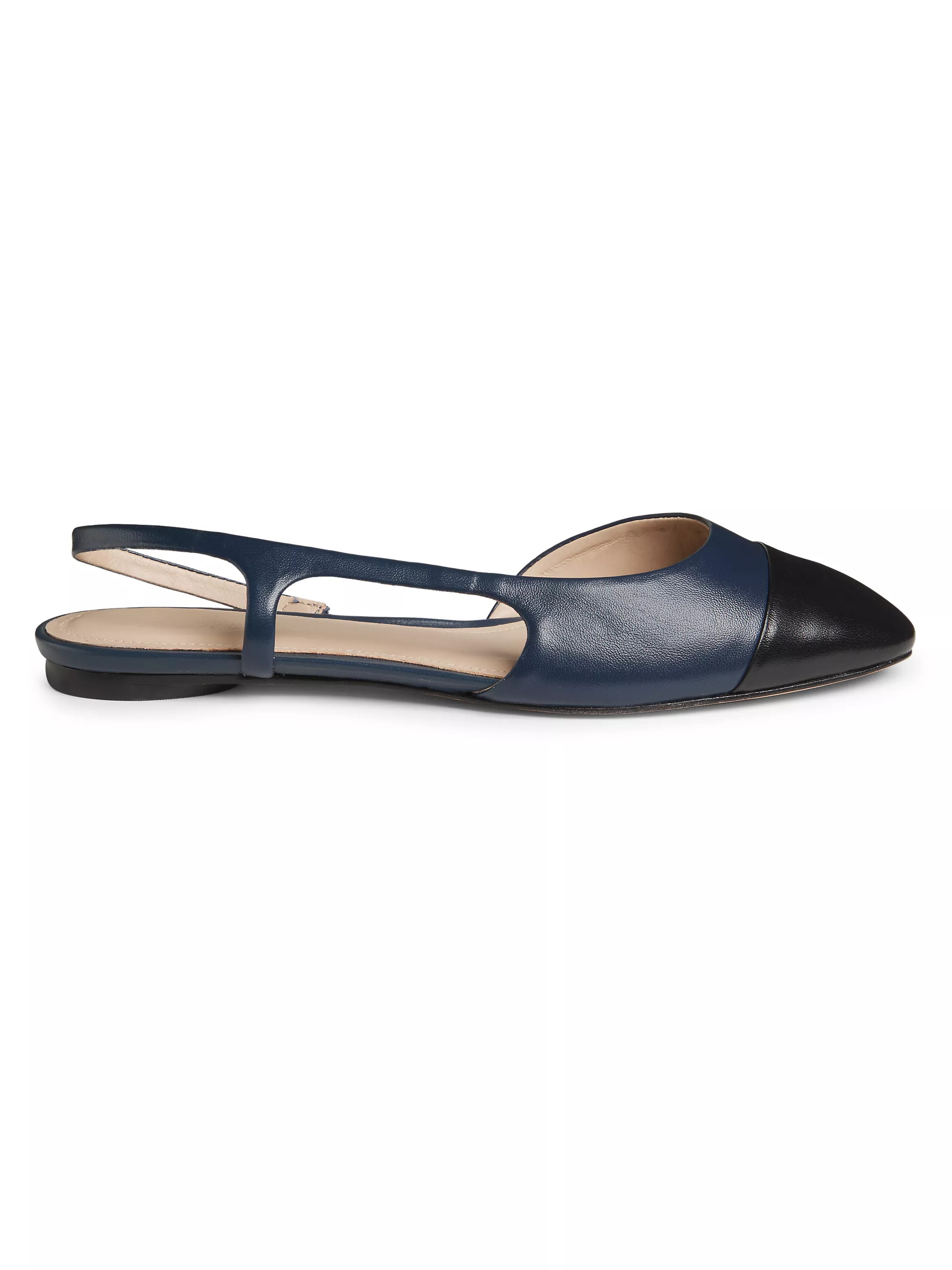 COLLECTION Leather Slingback Flats | Saks Fifth Avenue