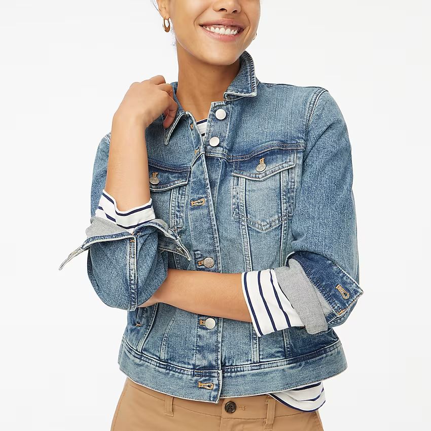 Classic jean jacketItem BA036 
 
 
 
 
 There are no reviews for this product.Be the first to com... | J.Crew Factory