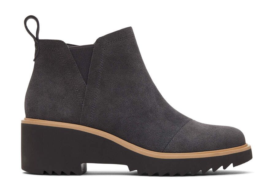 Women

Maude Forged Iron Suede Wedge Boot | Toms Americas