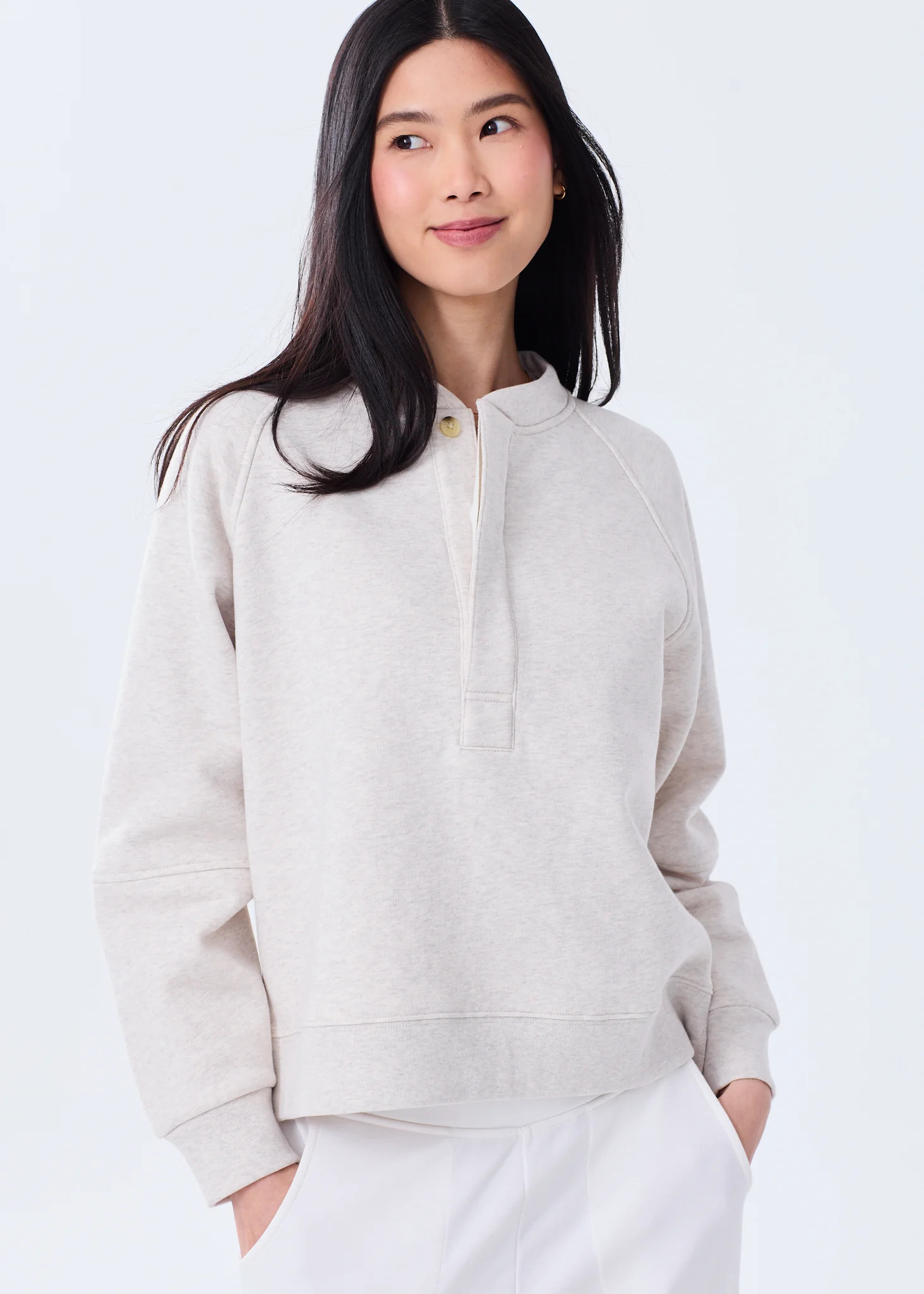 The Henley Sweatshirt | Alice Walk