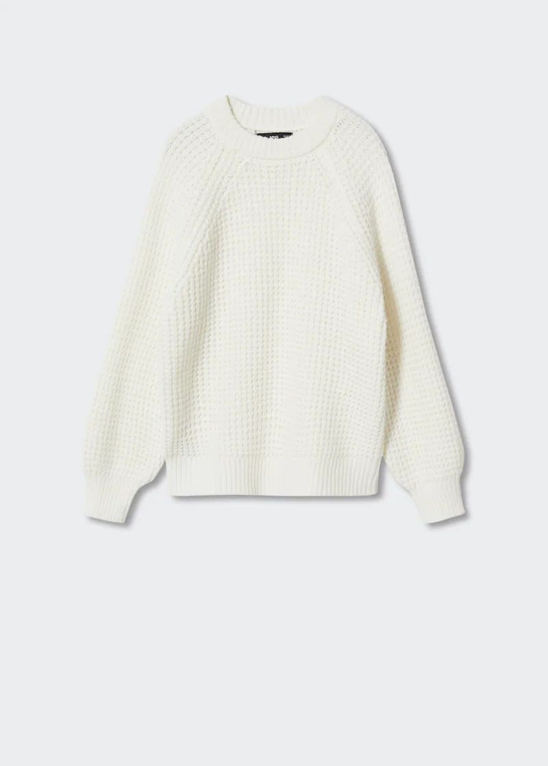 Reversable knitted sweater | MANGO (US)