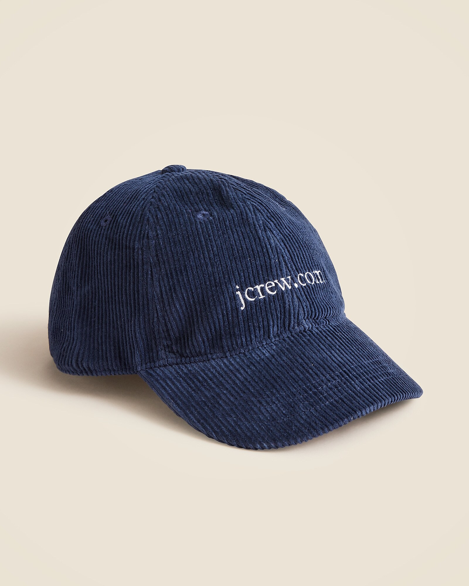 Embroidered corduroy baseball cap | J. Crew US