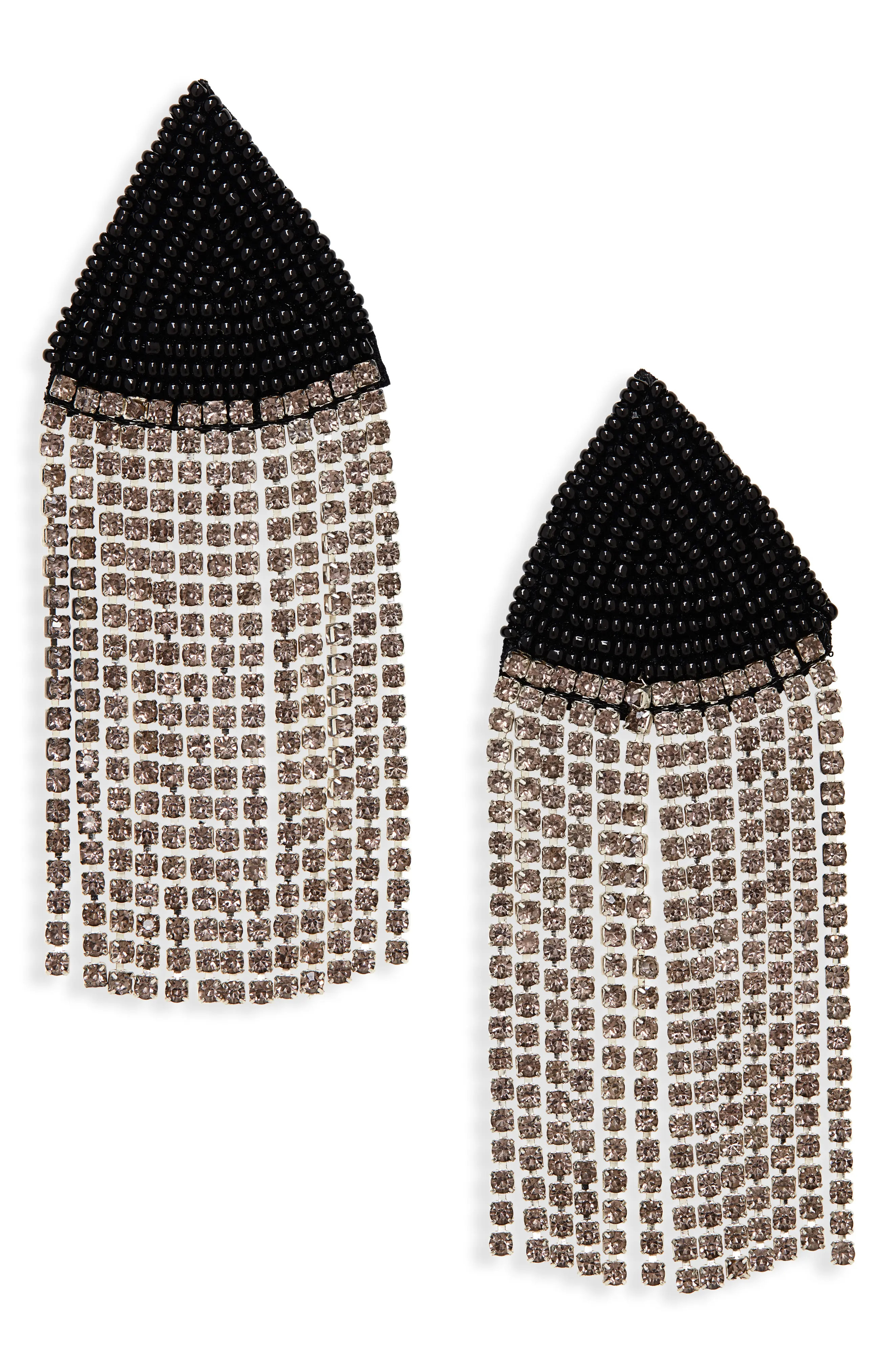 Area Stars Laurent Crystal Fringe Earrings (Nordstrom Exclusive) | Nordstrom