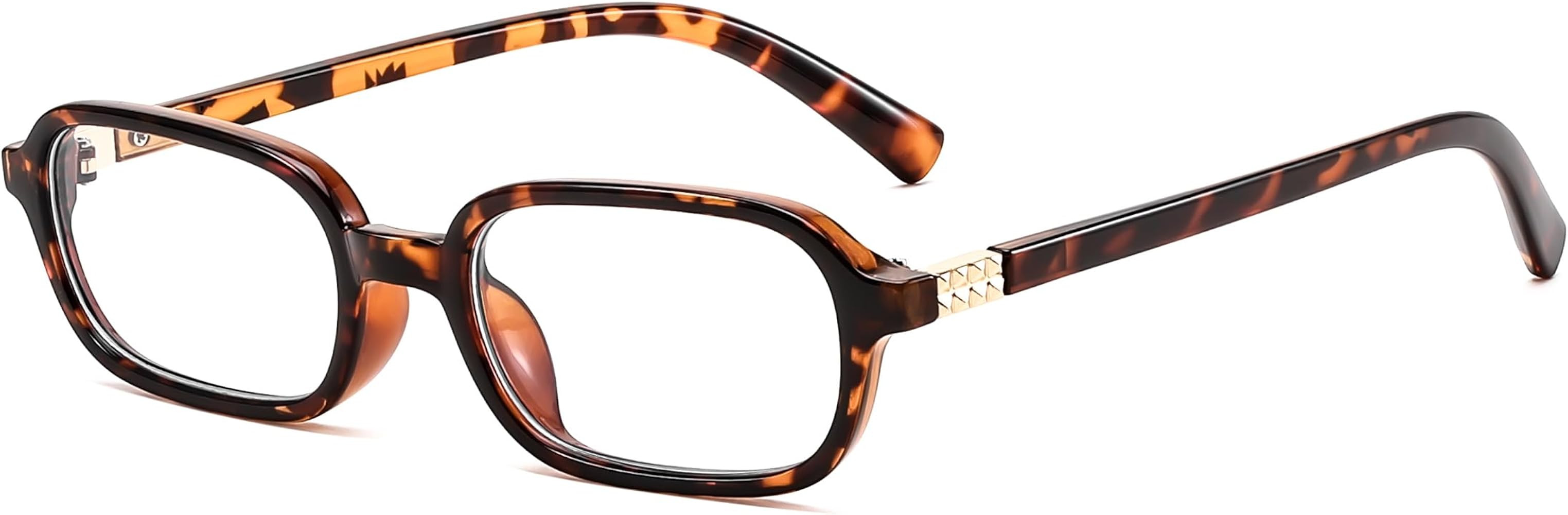 FEISEDY Fashion Rectangular Blue Light Glasses for Women Retro Small Frames Vintage Trendy 90s Sq... | Amazon (US)