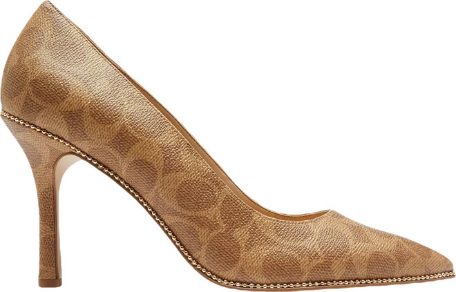 COACH Women's Samantha Signature Pointed-Toe Pumps - Macy's | Macy's