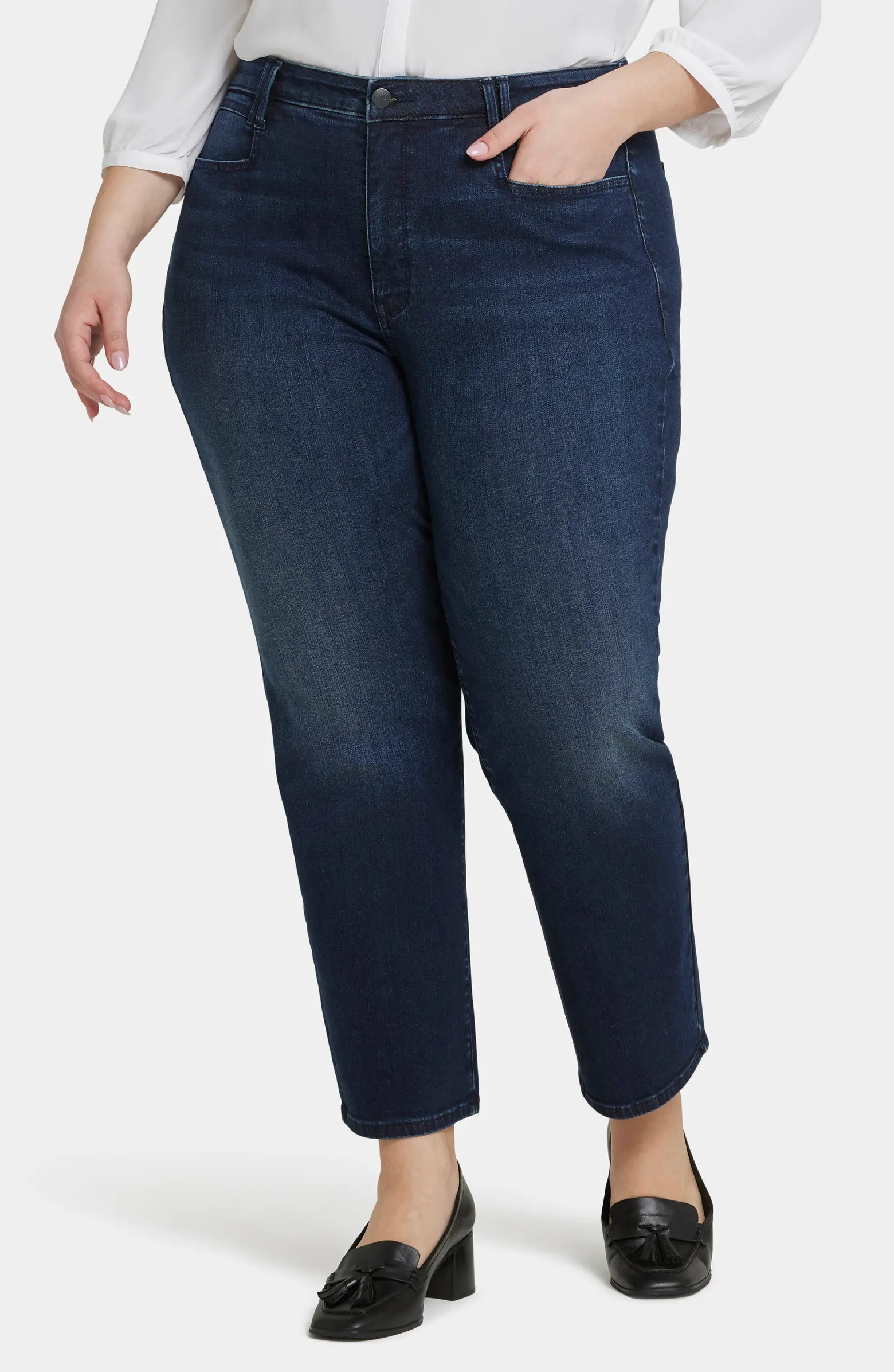 NYDJ Bailey Relaxed Ankle Straight Leg Jeans | Nordstrom | Nordstrom