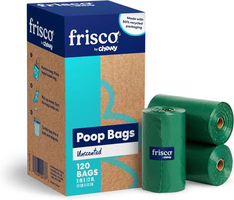 Frisco Refill Dog Poop Bags, Unscented, 120 count | Chewy