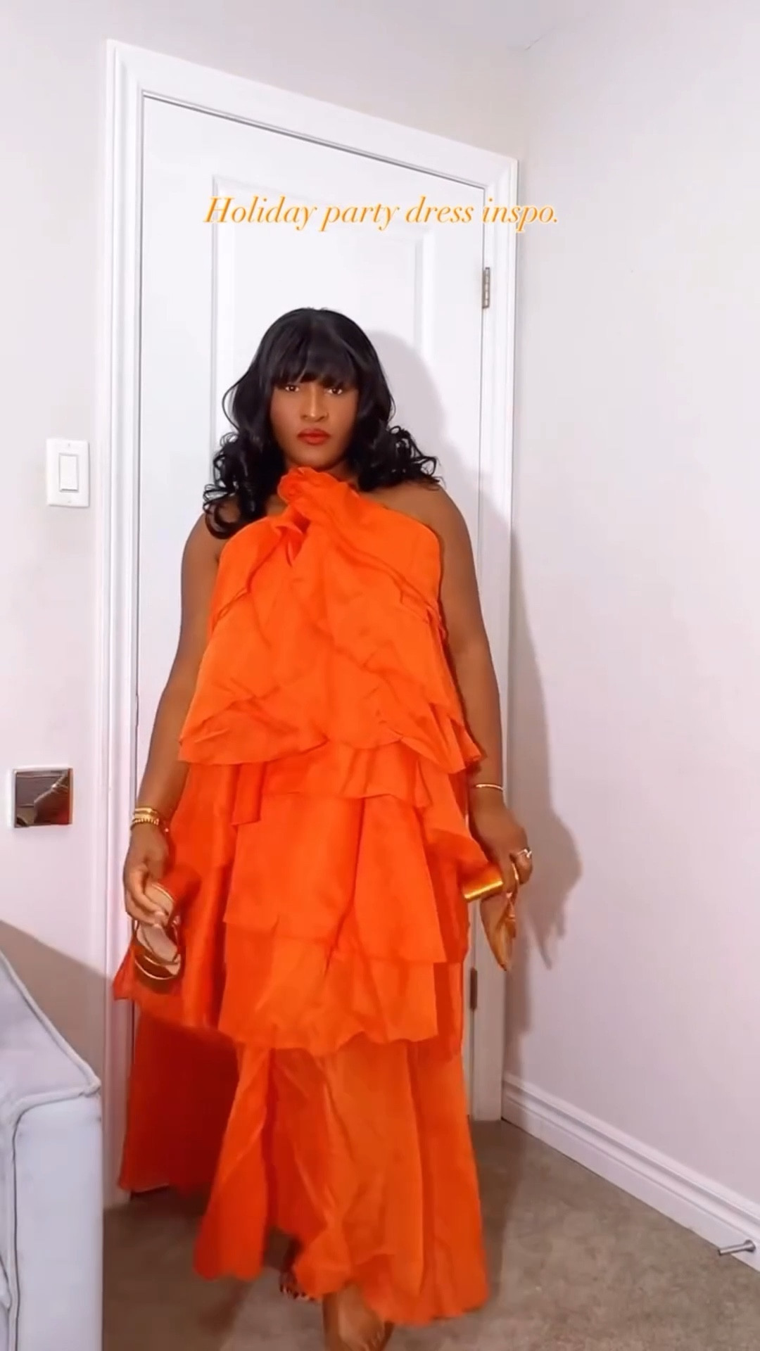 Holiday party dress idea.

#holidaypartydress #blackgirlchronicles #ootd #grwmoutfit #blackcontentcreators
