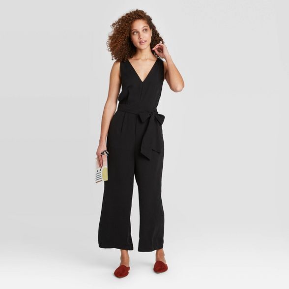 Women's Sleeveless Cropped Jumpsuit - A New Day™ | Target