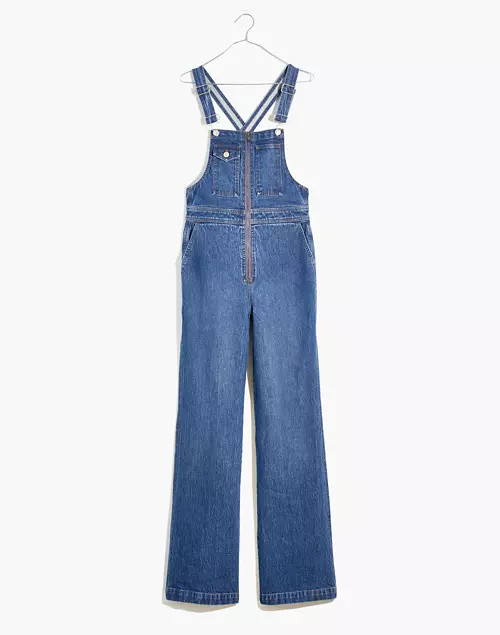High-Rise Loose Flare Overalls | Madewell