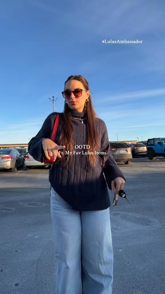 OOTD for work and getting drinks after! Ft my favorite new purse and sweater!

#LTKSeasonal #LTKItBag #LTKWorkwear