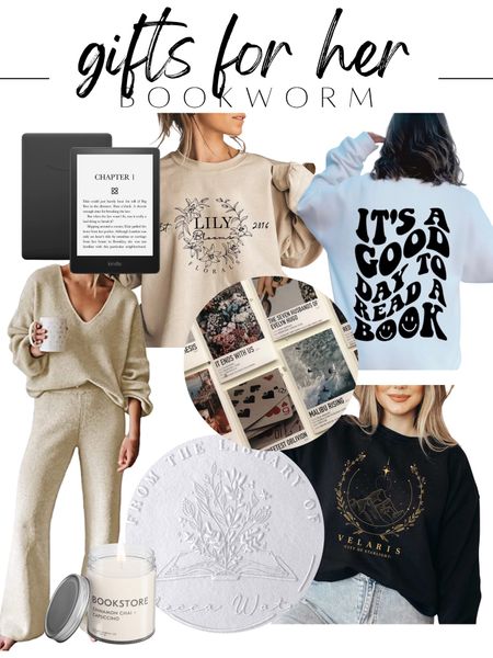 Gifts for the bookworm and book lover in your life! #bookworm #booklover #colleenhoover #sjm #courtofthorns #itendswithus #lillybloom #reader

#LTKCyberweek #LTKHoliday #LTKGiftGuide
