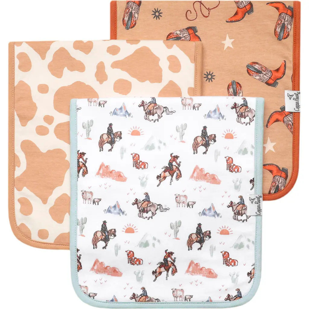Copper Pearl Boone Assorted 3-Pack Burp Cloths at Nordstrom | Nordstrom