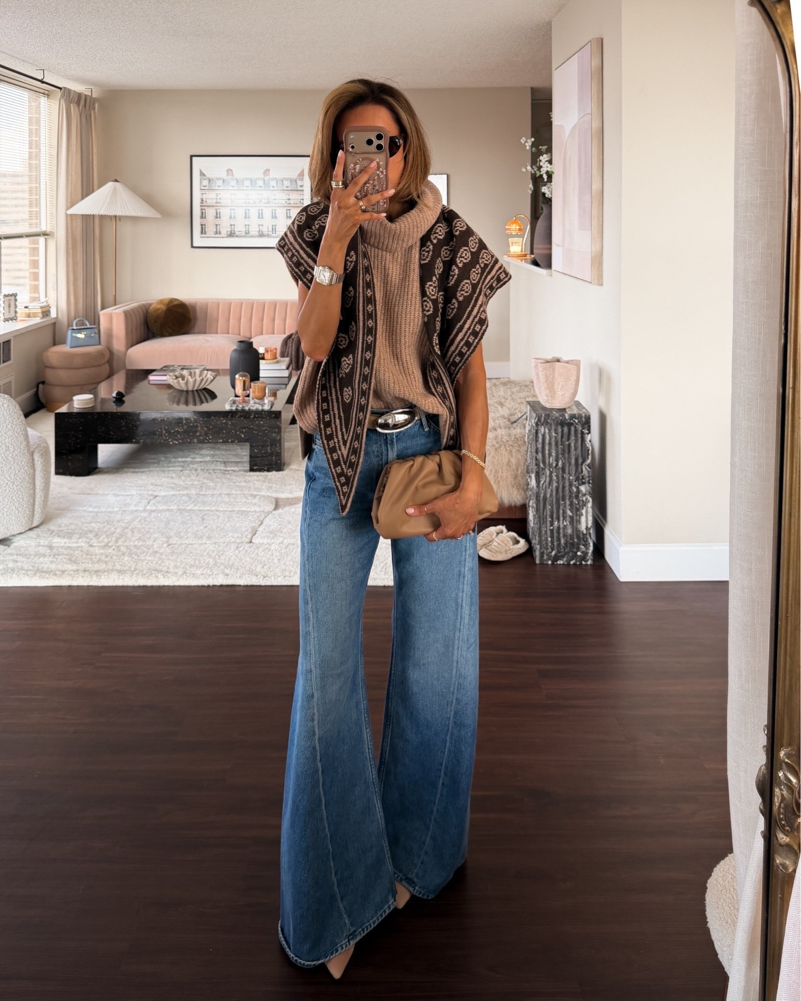 Chicest fall pieces just arrived! Jeans fit generous, 25, fall colors just dropped. Loving the neutral and textures of the new @Splendid X @cellajaneblog collection! Size xs on the sweater
Scarf is sold out but linked a similar

#LTKootd #LTKSeasonal #LTKOver40