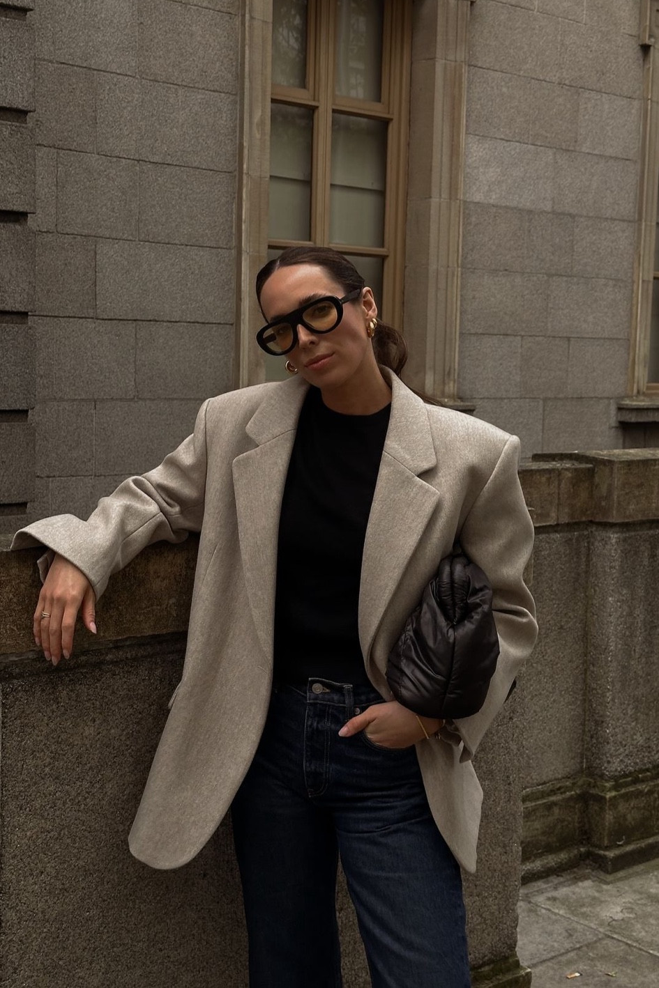 Vintage style sunglasses, oversized blazer, blue denim jeans 🤍

#LTKeurope #LTKsummer #LTKstyletip