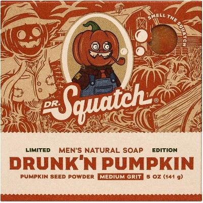 DR. SQUATCH Men's All Natural Bar Soap - Drunk'n Pumpkin - 5oz | Target