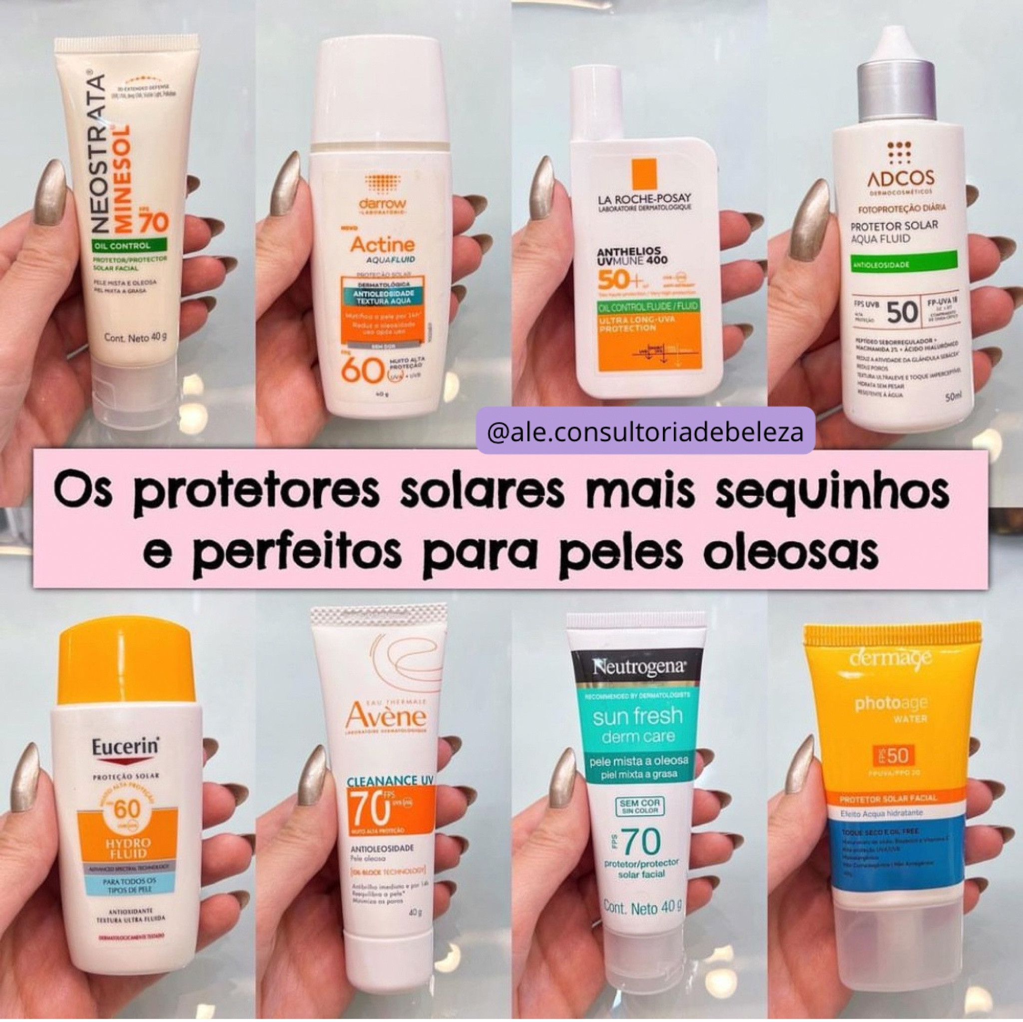 Os protetores solares mais sequinhos e perfeitos para peles oleosas ✨☀️

#LTKbeleza #LTKpromo #LTKbrasil