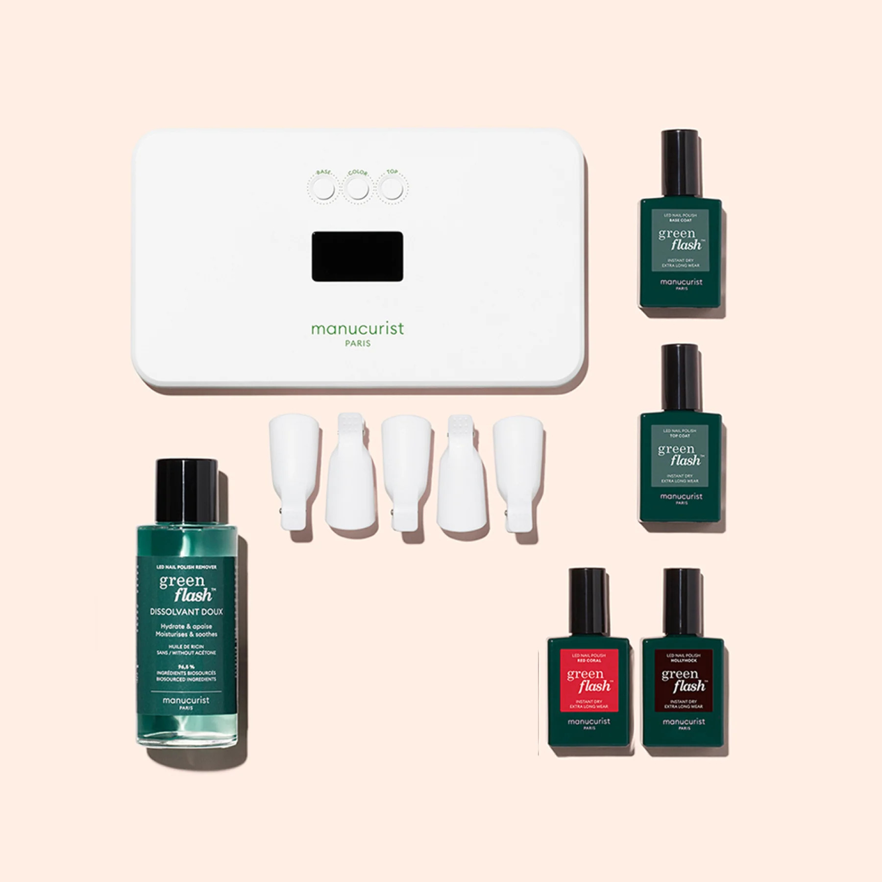 Green Flash Full Pro Kit with LED Lamp | Manucurist | Manucurist Global