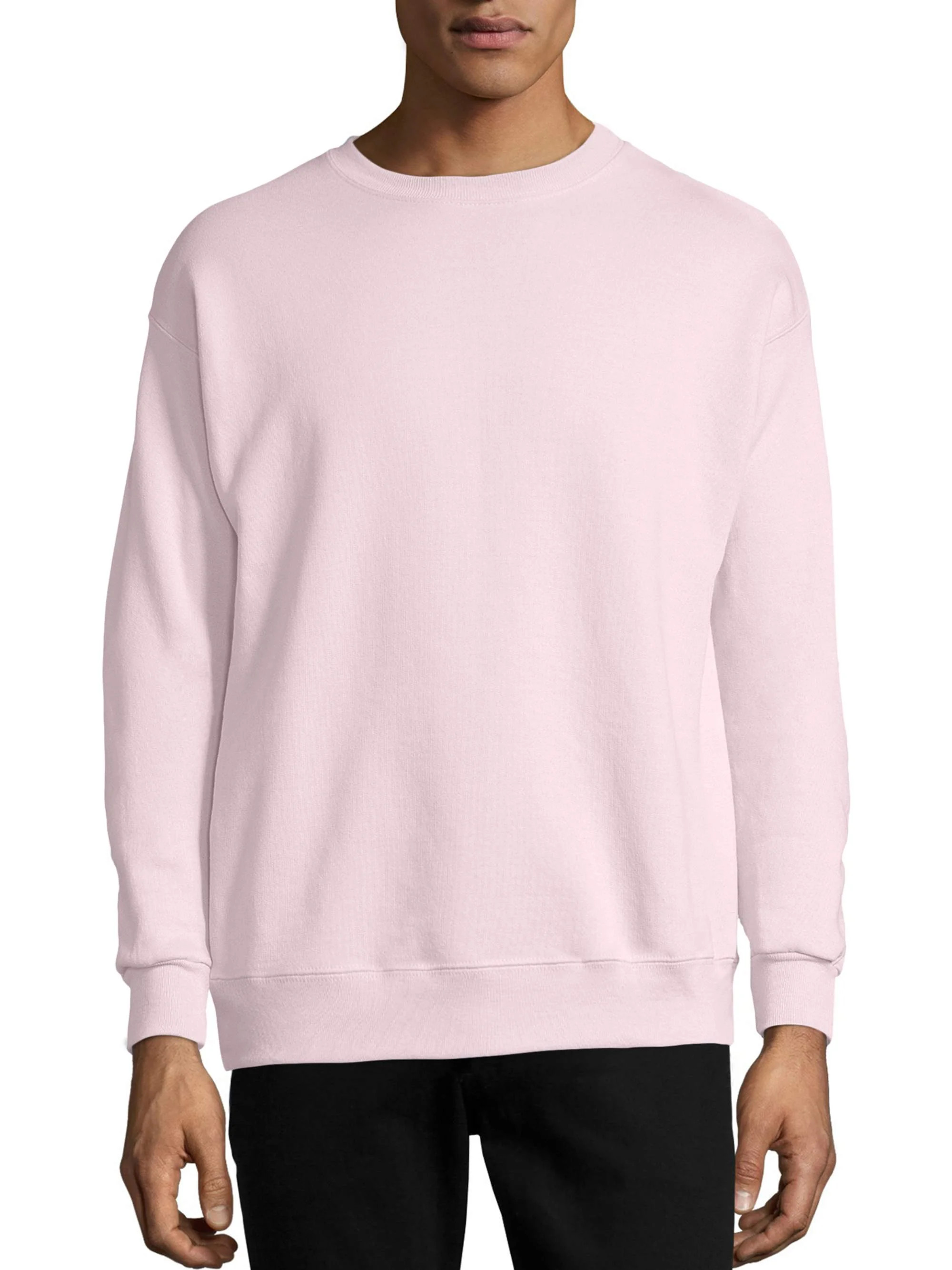 Hanes Men's and Big Men's Ecosmart Fleece Sweatshirt, up to Size 5XL - Walmart.com | Walmart (US)