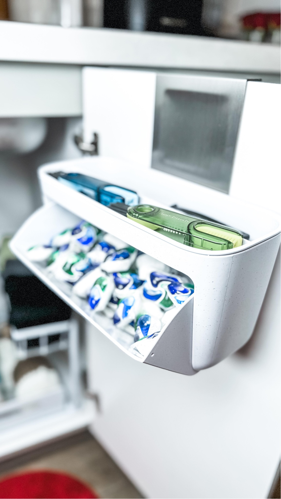 This under sink organizer is a must in addition to yesterday’s video (pt.1). Slides over your cabinet door with no tools or adhesives required. Holds your dishwasher pods and more! Keeps everything easy to access too!



#neatlyembellished #professionalorganizer #homeorganizer #homeorganizing #organization #organizingideas #organizingtips #organizinghacks #organizedhome #organizedmom #organizedlife #amazon #amazonmusthaves #amazonfavorites #amazonfinds #amazonfaves #amazoninfluencer #amazoninfluencerprogram #amazonhome #kitchenorganization #kitchenhacks #kitchenorganisation #kitchenorganizer #kitchenorganizing #kitchenorganizationideas #dishwasher #undersinkorganization #undersink

#LTKHome