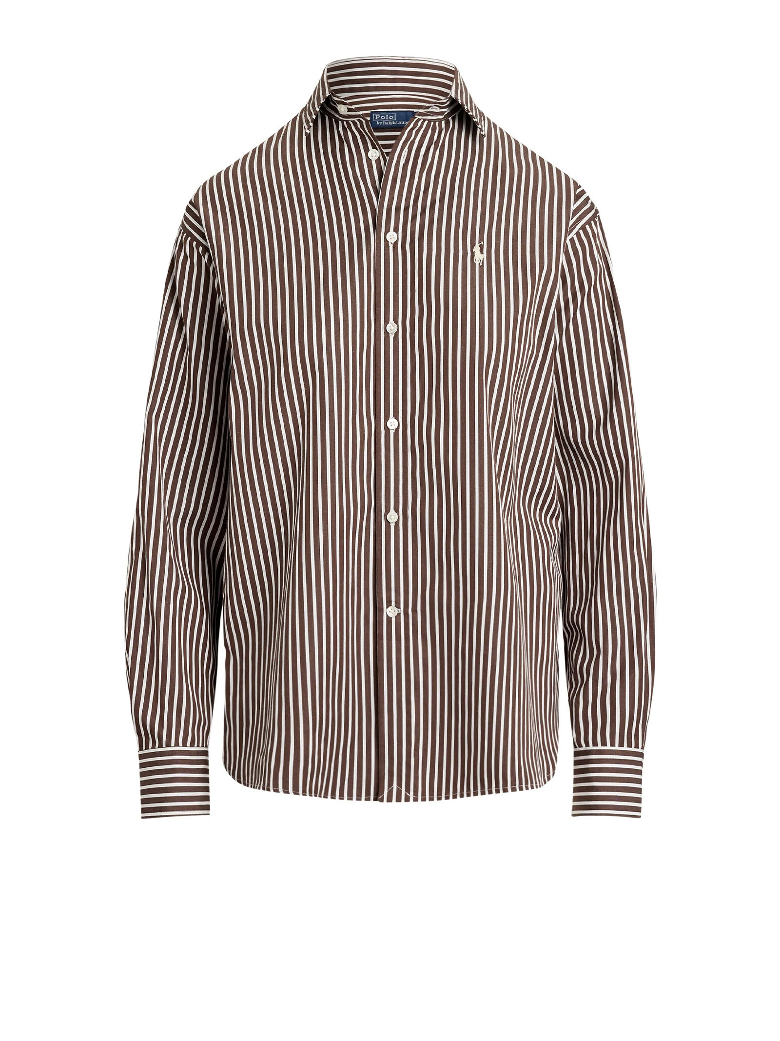 Polo Ralph Lauren Shirts Brown/white - Women | Italist.com US