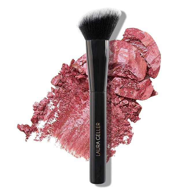 LAURA GELLER NEW YORK Angled Blush Brush with Black Wooden Handle & Dense Bristles for Makeup App... | Amazon (US)