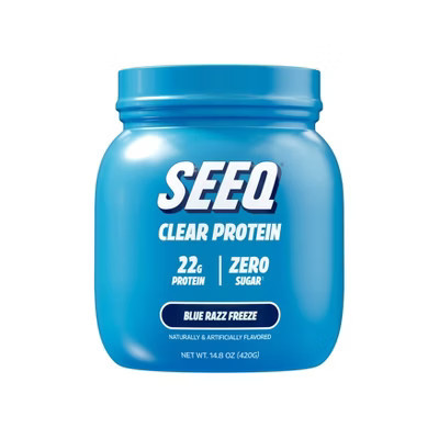 Seeq Clear Protein Powder - Blue Razz Freeze - 15 Servings | Target