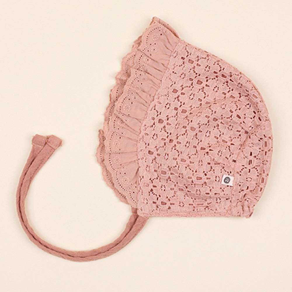 Baby Little Kids Toddlers Breathable Lacy Bonnet Eyelet Cotton Adjustable Sun Protection Hat | Amazon (US)