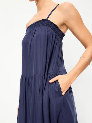 Airy Smocked Maxi Dress | Old Navy (US)