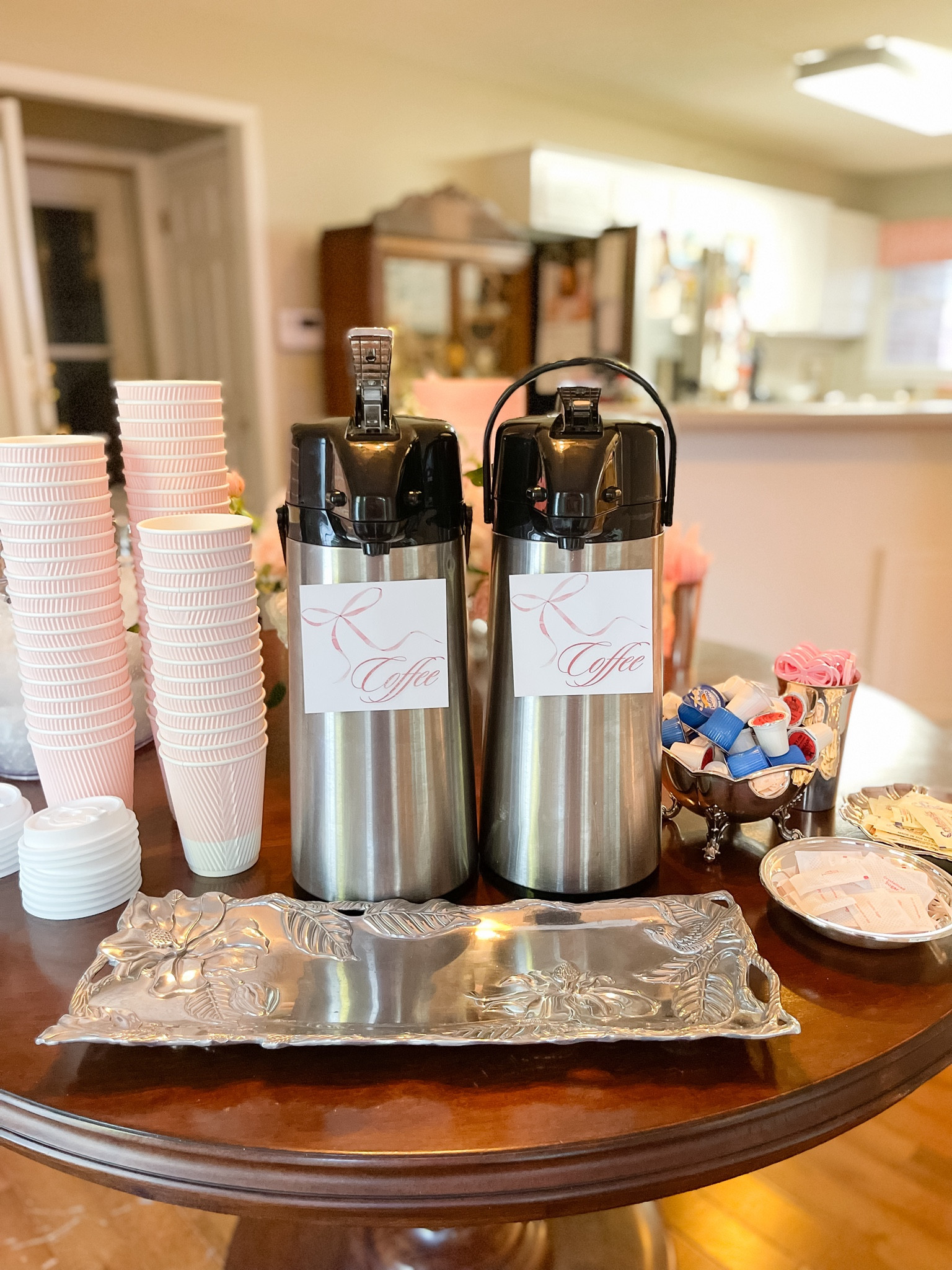 Coffee bar | first birthday inspo | pink coffee 

#LTKhome #LTKparties #LTKbaby