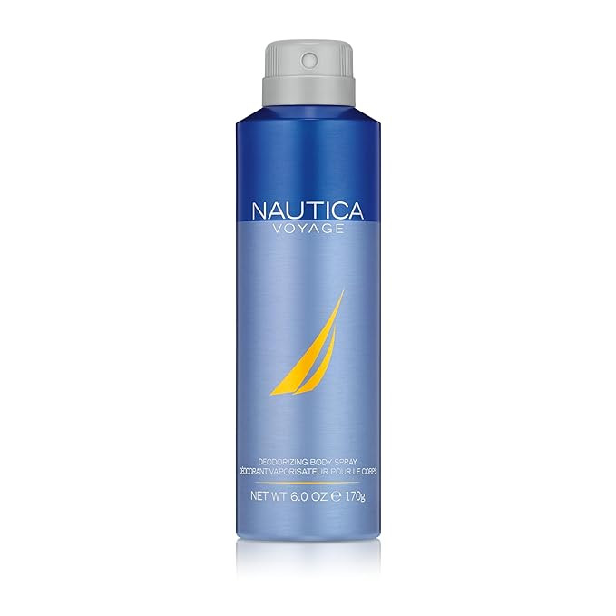 Nautica Voyage Deo Body Spray 6 fl oz (Pack of 1), Notes of Apple, Cedarwood, Mimosa, Men's Fragr... | Amazon (US)
