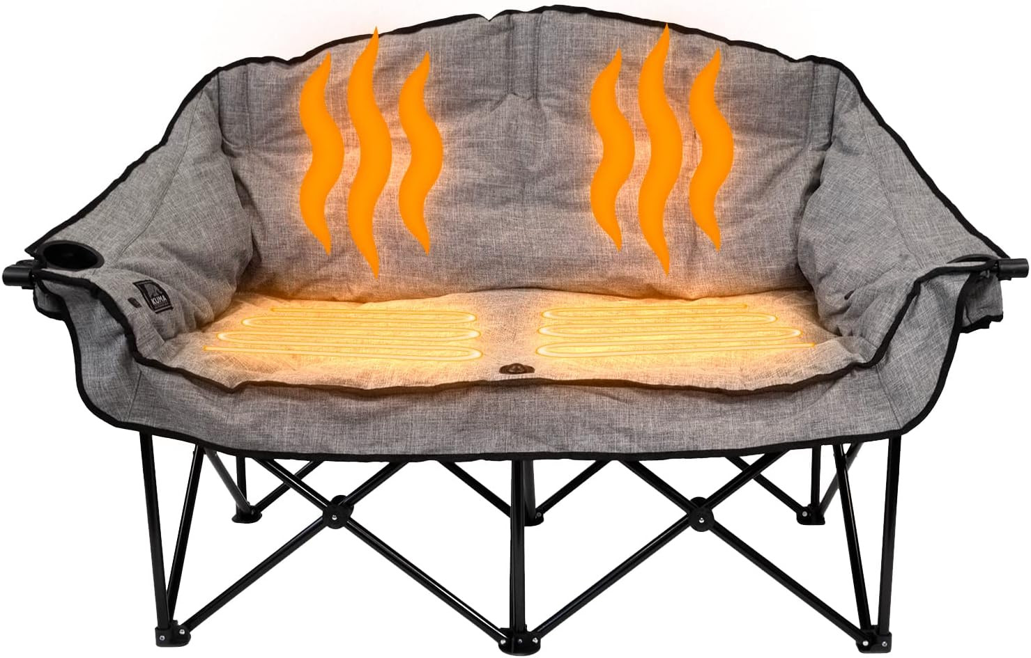 Kuma Outdoor Gear Bear Buddy/Double Chair with Carry Bag, Ultimate Portable Luxury Outdoor Heated... | Amazon (US)