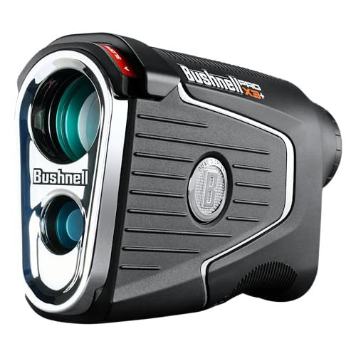 Bushnell Golf Pro X3+ Laser Rangefinder with Wind Speed, Slope & Elements Compensation | 1300-Yard Range, 7X Magnification, Dual Display, Visual JOLT & Magnetic Cart Mount | Amazon (US)