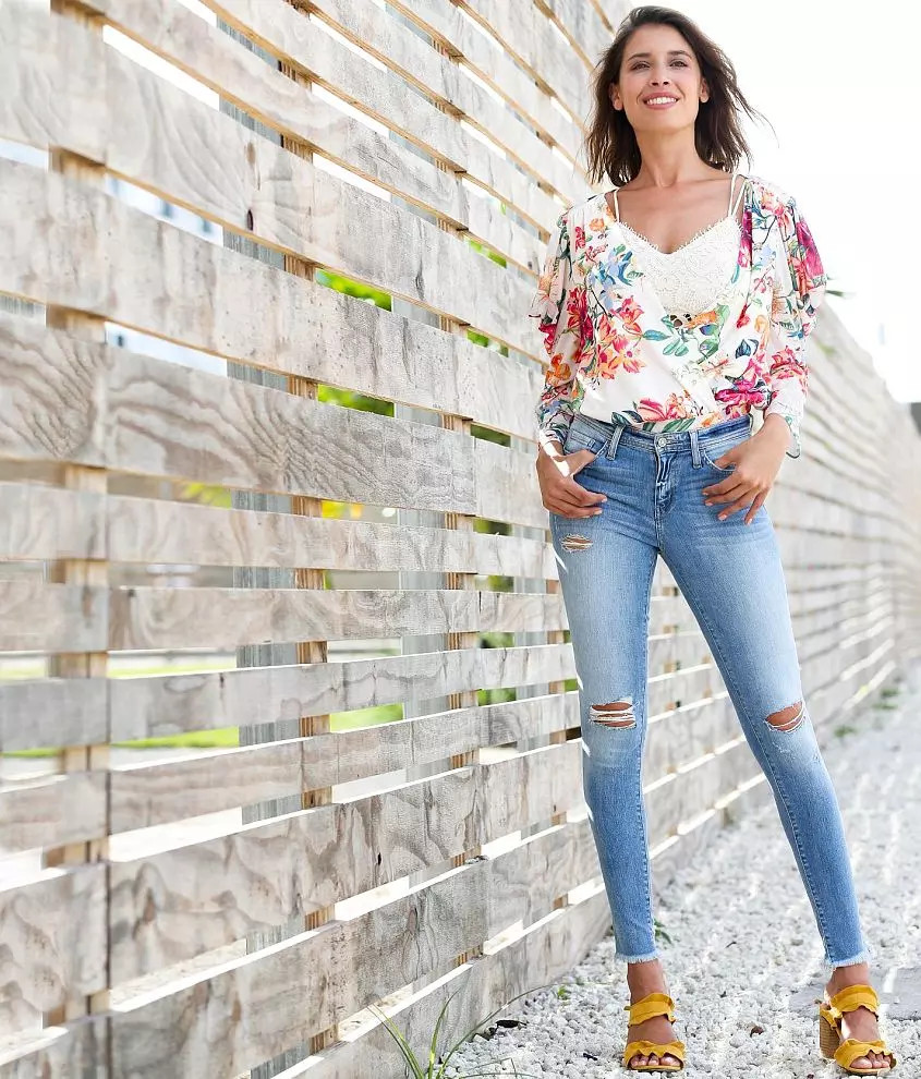 Mid-Rise Ankle Skinny Stretch Jean | Buckle