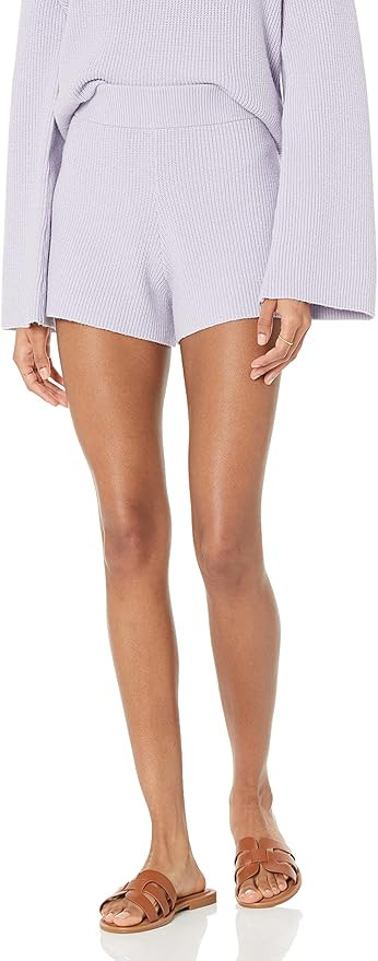 The Drop Women's Faith Pull-On Ribbed Sweater Short | Amazon (US)