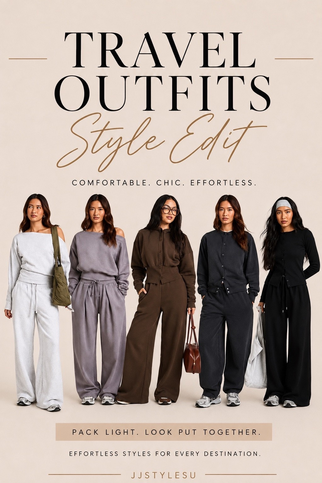 Airport style, but make it elevated. ✈️🤍

These comfy travel sets look polished enough to wear from the airport to brunch without missing a beat. Neutral tones, relaxed silhouettes, and effortless style are always a yes in my book.

Which one are you packing first? 🤎🩶🖤

✈️ Shop all of my travel outfit finds on LTK.


#LTKStyle #TravelStyle #AirportOutfit #TravelOutfit #NeutralStyle #ElevatedCasual #ComfyChic #CapsuleWardrobe #TravelEssentials #StyleEdit #LTKFashion #JJStylesU#TravelOutfit #TravelOutfit

#LTKSeasonal #LTKOver40 #LTKTravel