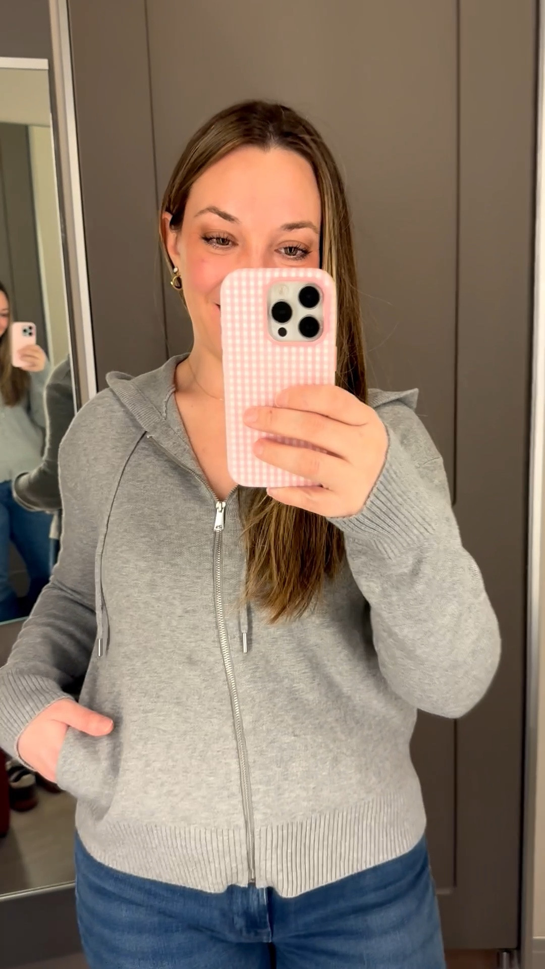 Spring outfits target finds grey sweater zip hoodie

This sweater hoodie from Target feels like it’s totally not from Target 😍

Wearing Small in the sweater and 6 regular in the jeans  

#LTKmomlife #LTKootd #LTKselfcare