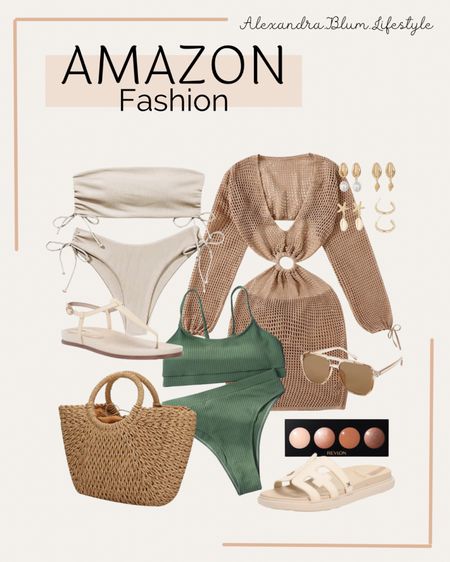 Amazon fashion finds! Amazon swimsuits and swimwear! Swimsuit cover up dress, tote bag, flip flops, sunglasses, makeup, and beach earrings! 


#LTKtravel #LTKswim #LTKunder100